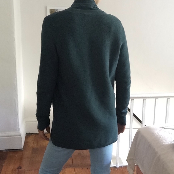 Stylish Teal Open Cardigan - Picture 3 of 17